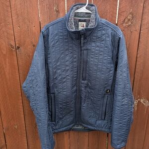Blue Quilted Lightweight Jacket - Medium